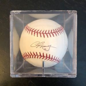 Chipper Jones autographed baseball